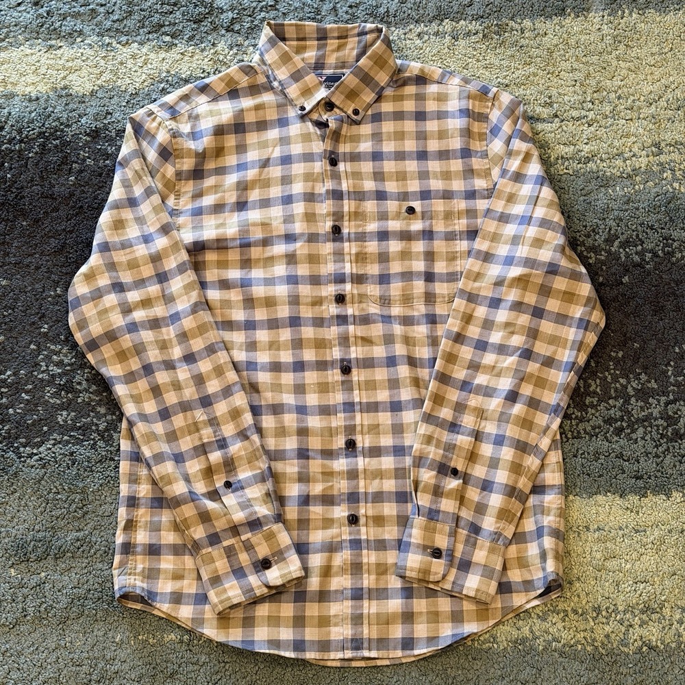 Vineyard Vines Men's Small Slim Longshore Shirt Long Sleeve Button Up Blue Gray